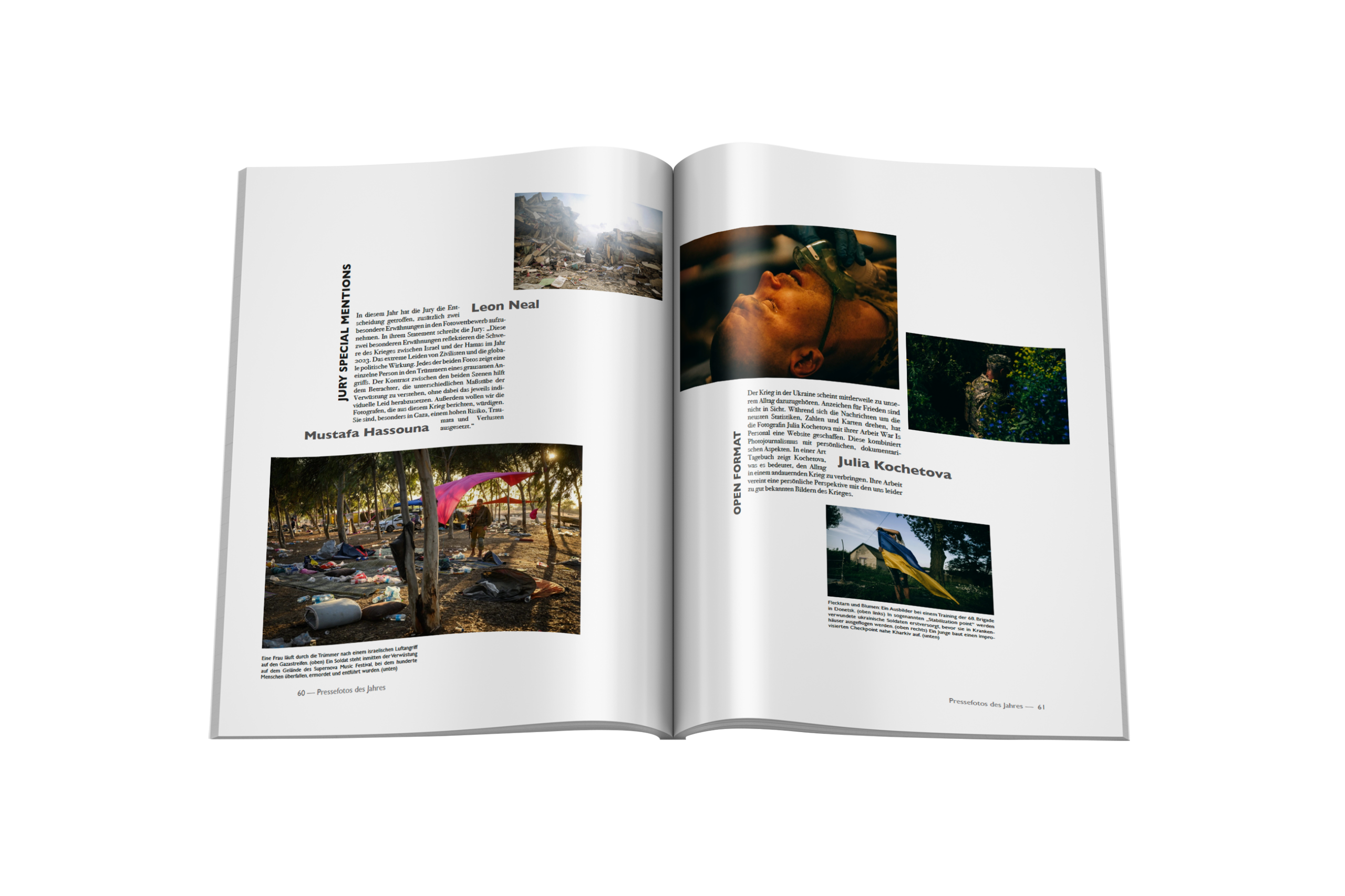 Magazindesign "Krieg, Trauer und Hoffnung" – 2