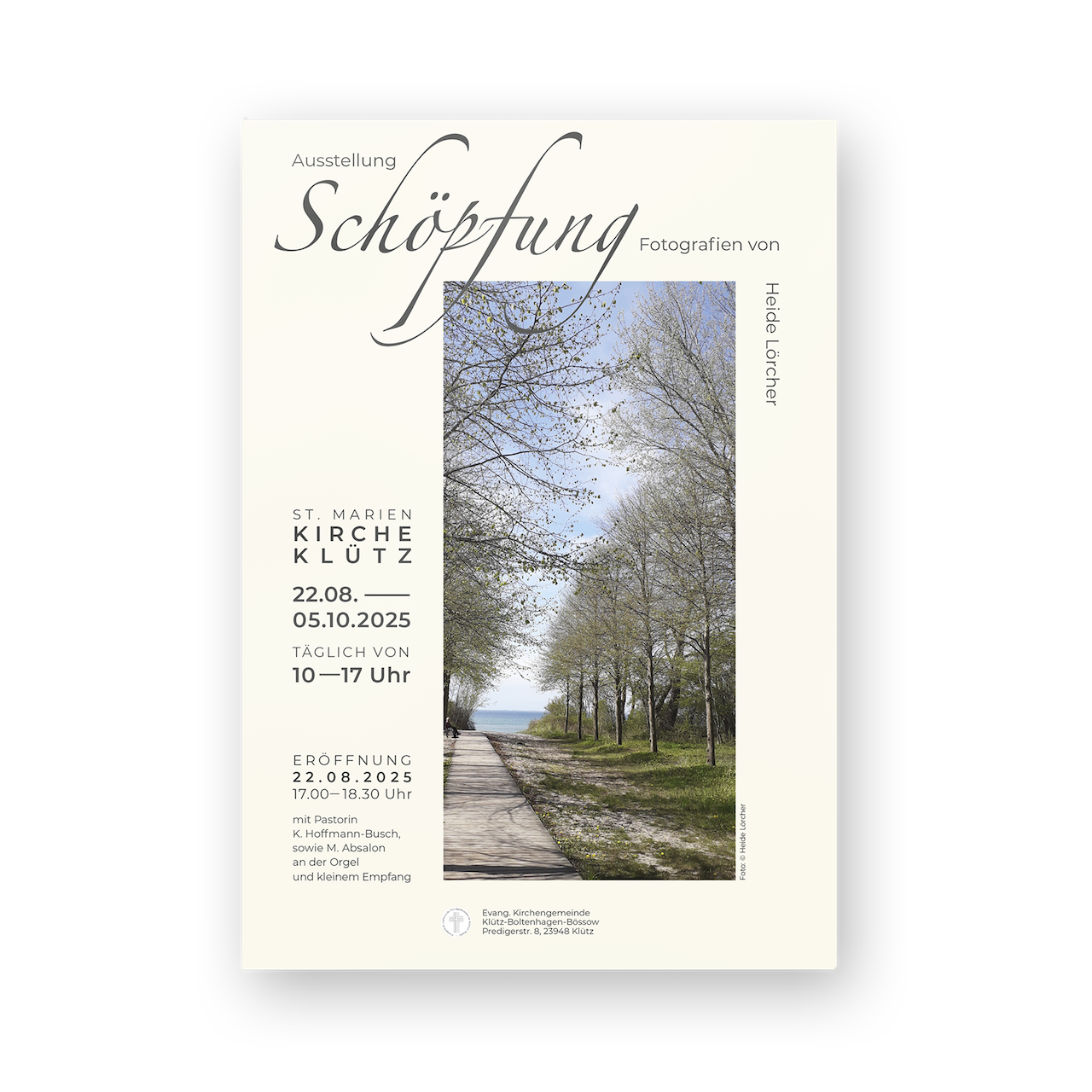 Plakat Ausstellung "Schöpfung"