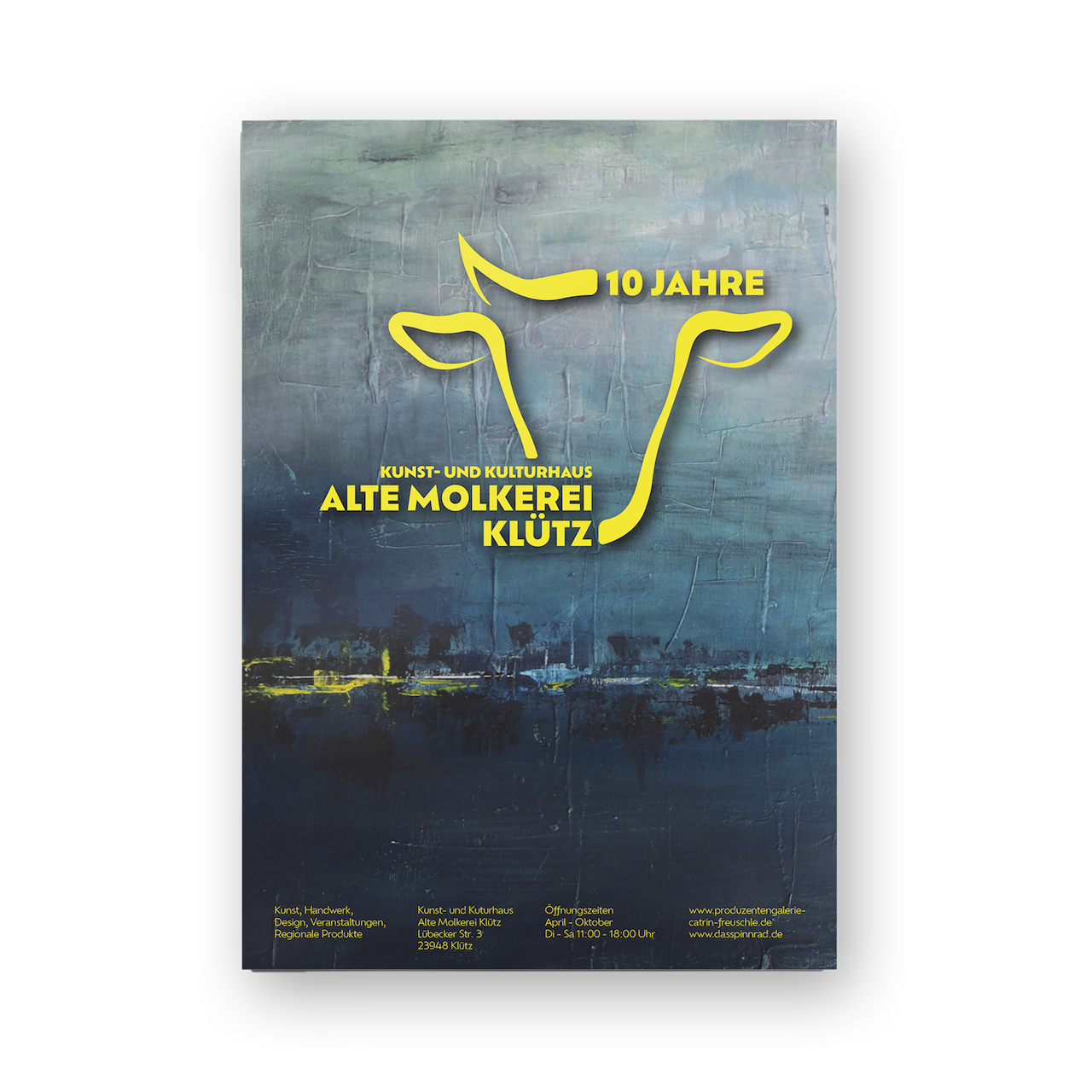 Plakat 10 Jahre Alte Molkerei